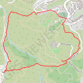 Itinéraire Le sentier découverte des 25 ponts, distance, dénivelé, altitude, carte, profil, trace GPS