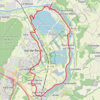 Itinéraire Randonnée aux lacs de Poses, distance, dénivelé, altitude, carte, profil, trace GPS