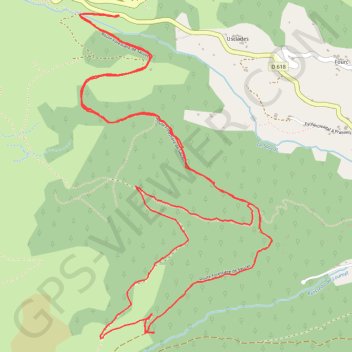 Itinéraire Forêt de Sauzet, distance, dénivelé, altitude, carte, profil, trace GPS