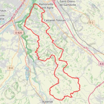 Itinéraire Sur les coteaux 76, distance, dénivelé, altitude, carte, profil, trace GPS