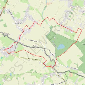 Itinéraire Circuit du Rau de Rufaluche, distance, dénivelé, altitude, carte, profil, trace GPS