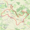 Itinéraire La butte du Haut du Mont - Delme, distance, dénivelé, altitude, carte, profil, trace GPS