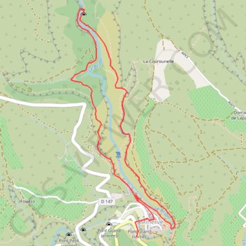 Itinéraire Rando Minerve gorges du Briant, distance, dénivelé, altitude, carte, profil, trace GPS