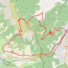 Itinéraire Le Chalvet / Moriez / Col des Robines, depuis Saint André les Alpes, distance, dénivelé, altitude, carte, profil, trace GPS