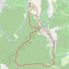 Itinéraire La Roque sur Ceze - Valat de Bertrand, distance, dénivelé, altitude, carte, profil, trace GPS