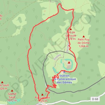 Itinéraire ITI0578, distance, dénivelé, altitude, carte, profil, trace GPS