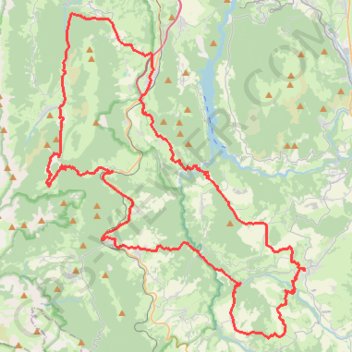 Itinéraire Mens Gresse Col de l'Alimas, distance, dénivelé, altitude, carte, profil, trace GPS