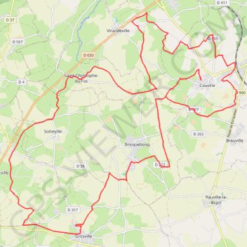 Itinéraire 1 - Vtt_38 (1).gpx, distance, dénivelé, altitude, carte, profil, trace GPS