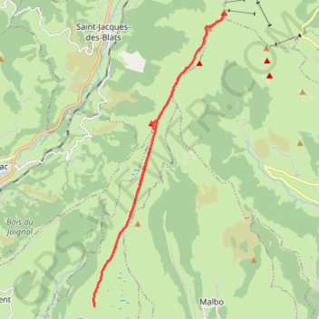 Itinéraire Du refuge des Fraux au Plomb du Cantal, distance, dénivelé, altitude, carte, profil, trace GPS