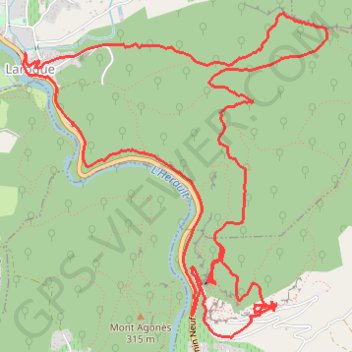 Itinéraire Gorges de l'Hérault - Grotte des Demoiselles, distance, dénivelé, altitude, carte, profil, trace GPS