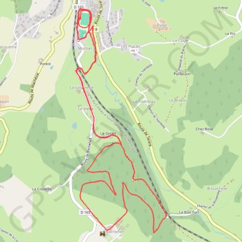 Itinéraire Trail du rail - Amplepuis, distance, dénivelé, altitude, carte, profil, trace GPS