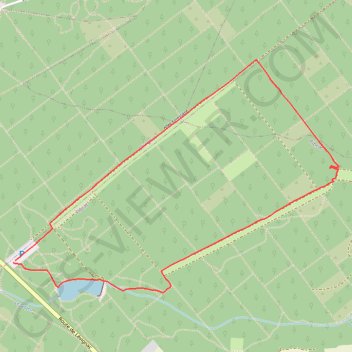 Itinéraire Bouconne le laquet du champ de tir, distance, dénivelé, altitude, carte, profil, trace GPS