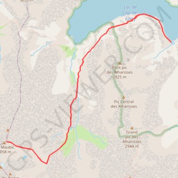Itinéraire Pic Maubic, distance, dénivelé, altitude, carte, profil, trace GPS