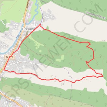 Itinéraire course a pied retour cabterrugue, distance, dénivelé, altitude, carte, profil, trace GPS
