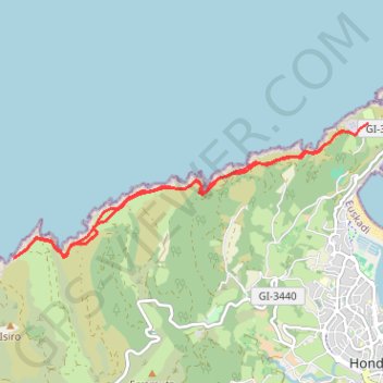 Itinéraire 2017-03-16 Cap Figuier, distance, dénivelé, altitude, carte, profil, trace GPS