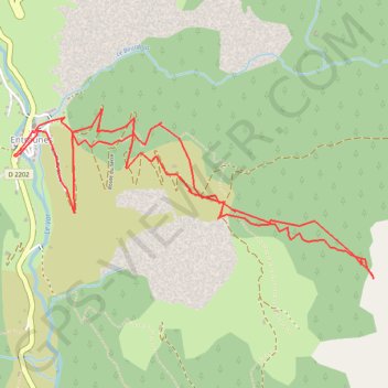 Itinéraire Crête du Serre, distance, dénivelé, altitude, carte, profil, trace GPS