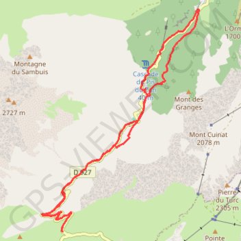 Itinéraire Col du Glandon, distance, dénivelé, altitude, carte, profil, trace GPS