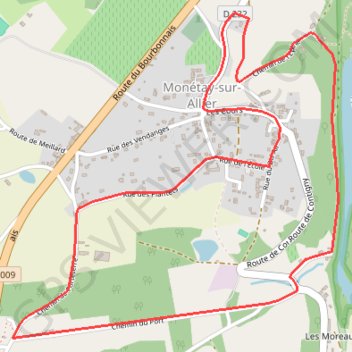 Itinéraire Les Prés des chèvres, distance, dénivelé, altitude, carte, profil, trace GPS