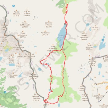 Itinéraire Tour des étangs de Soulcem, distance, dénivelé, altitude, carte, profil, trace GPS