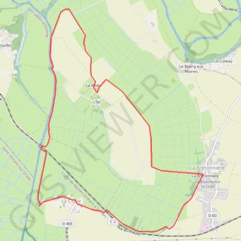 Itinéraire La Claye 12 km, distance, dénivelé, altitude, carte, profil, trace GPS