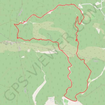 Itinéraire Lauris-Vallon de la Sanguinette, distance, dénivelé, altitude, carte, profil, trace GPS