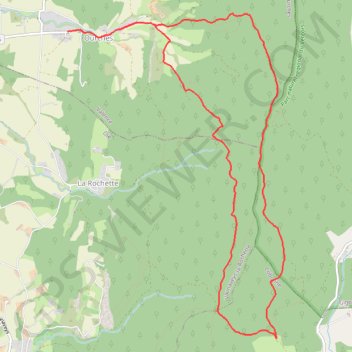 Itinéraire Rando la croix du bezot Ourches, distance, dénivelé, altitude, carte, profil, trace GPS