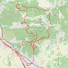 Itinéraire Autour de Piolenc, distance, dénivelé, altitude, carte, profil, trace GPS