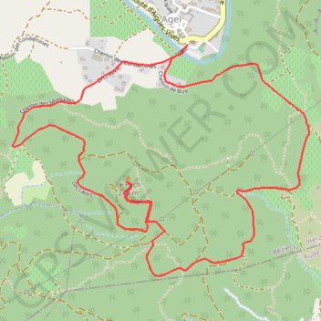 Itinéraire RANDONNÉE AGEL LE PECH, distance, dénivelé, altitude, carte, profil, trace GPS