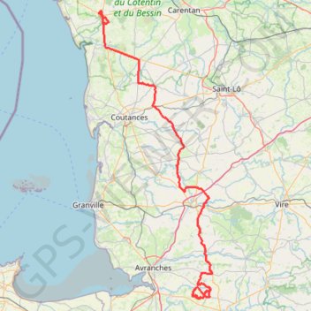 Itinéraire TM2023 Etape 4 La Haye - Isigny le Buat-15581218, distance, dénivelé, altitude, carte, profil, trace GPS