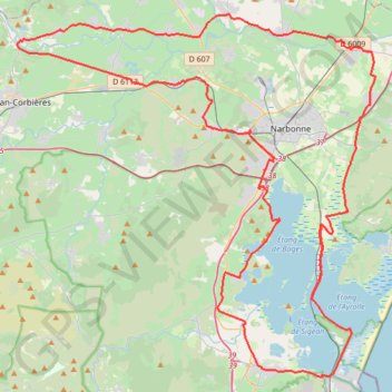 Itinéraire new, distance, dénivelé, altitude, carte, profil, trace GPS