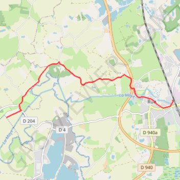 Itinéraire Activity, distance, dénivelé, altitude, carte, profil, trace GPS