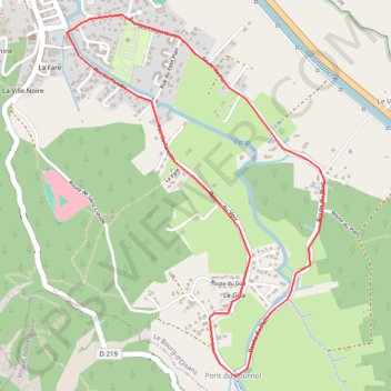 Itinéraire Tour du vert, distance, dénivelé, altitude, carte, profil, trace GPS