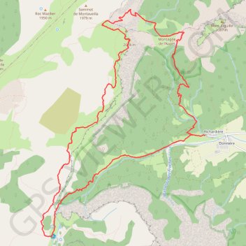 Itinéraire Traversée des Rochers du Parquet, distance, dénivelé, altitude, carte, profil, trace GPS