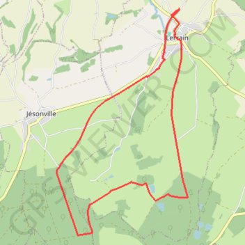 Itinéraire Sentier des Hauts de Chaume - Lerrain, distance, dénivelé, altitude, carte, profil, trace GPS