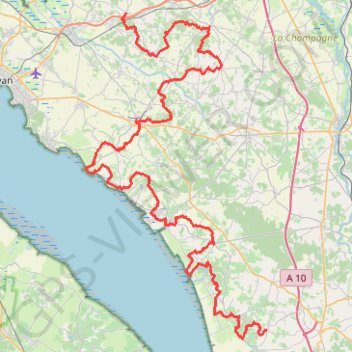 Itinéraire GR 360 : De Saint-Romain-de-Benet à Saint-Georges-des-Agoûts (Charente-Maritime), distance, dénivelé, altitude, carte, profil, trace GPS
