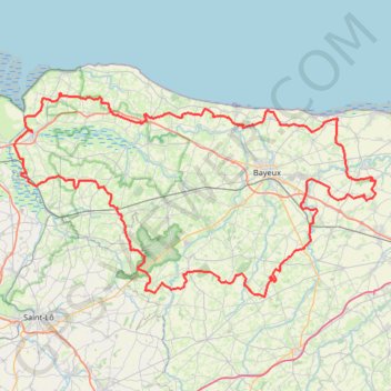 Itinéraire CPE1416_C_CAV_Le_Tour_du_Bessin_a_Cheval, distance, dénivelé, altitude, carte, profil, trace GPS