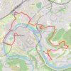 Itinéraire Rando à Besançon, distance, dénivelé, altitude, carte, profil, trace GPS