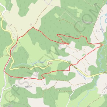 Itinéraire Circuit autour de Notre-Dame-de-Pietat, distance, dénivelé, altitude, carte, profil, trace GPS