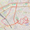 Itinéraire Randonnée à paris montmartre, distance, dénivelé, altitude, carte, profil, trace GPS