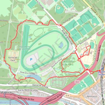 Itinéraire 20160314 Paris, rando des trotteurs de Vincennes, distance, dénivelé, altitude, carte, profil, trace GPS