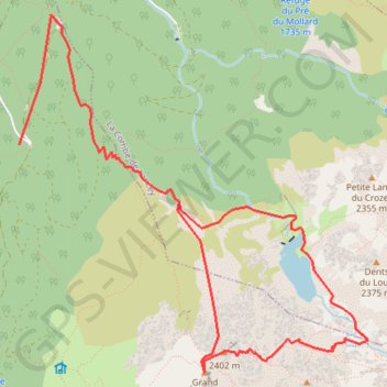 Itinéraire Grand Colon, distance, dénivelé, altitude, carte, profil, trace GPS