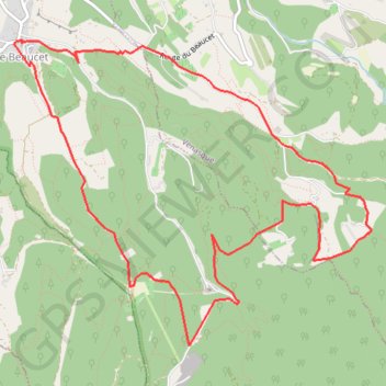 Itinéraire Le Beaucet-Venasque, distance, dénivelé, altitude, carte, profil, trace GPS