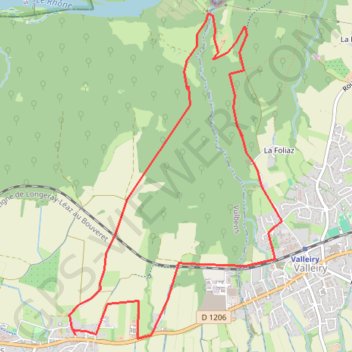 Itinéraire Balade Faramaz Valleiry 74, distance, dénivelé, altitude, carte, profil, trace GPS