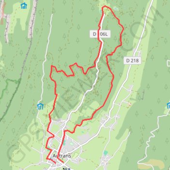 Itinéraire Randonnée au plateau de Gèves vers Autrans (Vercors), distance, dénivelé, altitude, carte, profil, trace GPS
