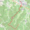 Itinéraire Randonnée nordique au Ventoux, distance, dénivelé, altitude, carte, profil, trace GPS