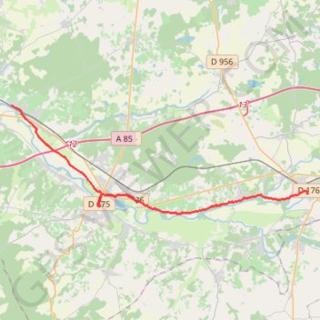 Itinéraire 12 Thésée-Selles sur Cher: 24.40 km, distance, dénivelé, altitude, carte, profil, trace GPS