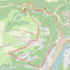 Itinéraire HASTIERE-Les Grottes du Pont d'Arcole, distance, dénivelé, altitude, carte, profil, trace GPS