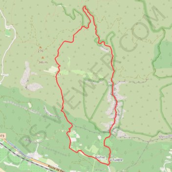 Itinéraire gorges-de-regalon-2023, distance, dénivelé, altitude, carte, profil, trace GPS