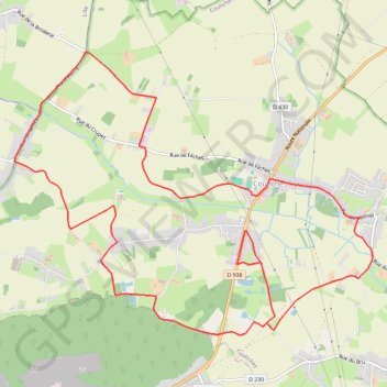 Itinéraire Circuit des chapelles de Coutiches, distance, dénivelé, altitude, carte, profil, trace GPS