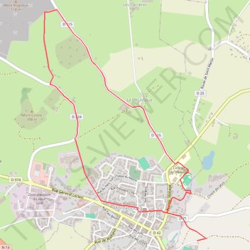 Itinéraire 6 km MARCHE, distance, dénivelé, altitude, carte, profil, trace GPS